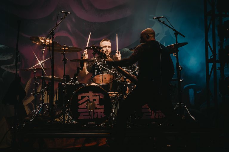Trivium performing live at AEC Theatre in Adelaide